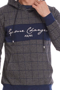 Axmann Printed Check Hoodie Sweatshirt