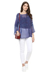 Self Designed Bell Sleeve Casual Top - MODA ELEMENTI