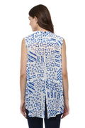 Self Designed Sleeveless Casual Top - MODA ELEMENTI