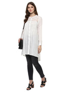 Lace Snow White Tunic - MODA ELEMENTI