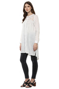 Lace Snow White Tunic - MODA ELEMENTI