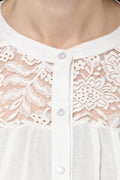 Lace Snow White Tunic - MODA ELEMENTI