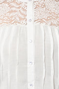 Lace Snow White Tunic - MODA ELEMENTI