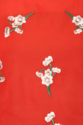 Floral Embroidery Bell Sleeve Top - MODA ELEMENTI