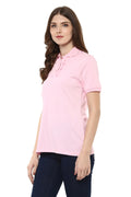 Ruffle Detail Polo T-Shirt - MODA ELEMENTI