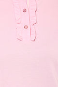 Ruffle Detail Polo T-Shirt - MODA ELEMENTI