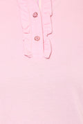 Ruffle Detail Polo T-Shirt - MODA ELEMENTI
