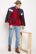 Axmann Color Block Zipper Sweatshirt