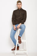 Axmann Neck Zipper Full Sleeve Pullover