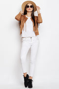 Fringe Rock Suede Shrug - MODA ELEMENTI