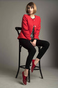 Striker Red Mid Coat - MODA ELEMENTI