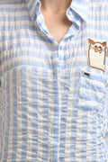 Meow Patch Casual Shirt - MODA ELEMENTI