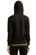 Full Sleeve Pattern Hooded Sweatshirt - MODA ELEMENTI