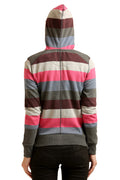 Full Sleeve Multicolor Zipper Hooded Sweatshirt - MODA ELEMENTI