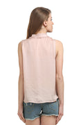 Ruffle Tie Casual Top - MODA ELEMENTI