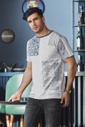 Axmann Paisley Print Casual T-Shirt