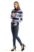 Front Zipper Full Sleeve Cardigan - MODA ELEMENTI