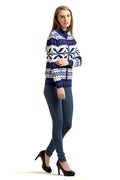 Front Zipper Full Sleeve Cardigan - MODA ELEMENTI