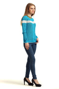 Buttoned Round Neck Cardigan - MODA ELEMENTI