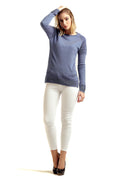 Solid Boat Neck Jumper - MODA ELEMENTI
