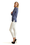 Solid Boat Neck Jumper - MODA ELEMENTI
