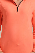 Solid Full Sleeve Polar Fleece Sweatshirt - MODA ELEMENTI