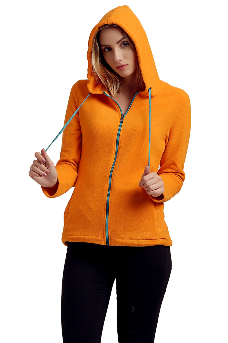 Full Sleeve Zipper Hooded Sweatshirt