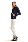 Front Zipper Full Sleeve Sweatshirt - MODA ELEMENTI