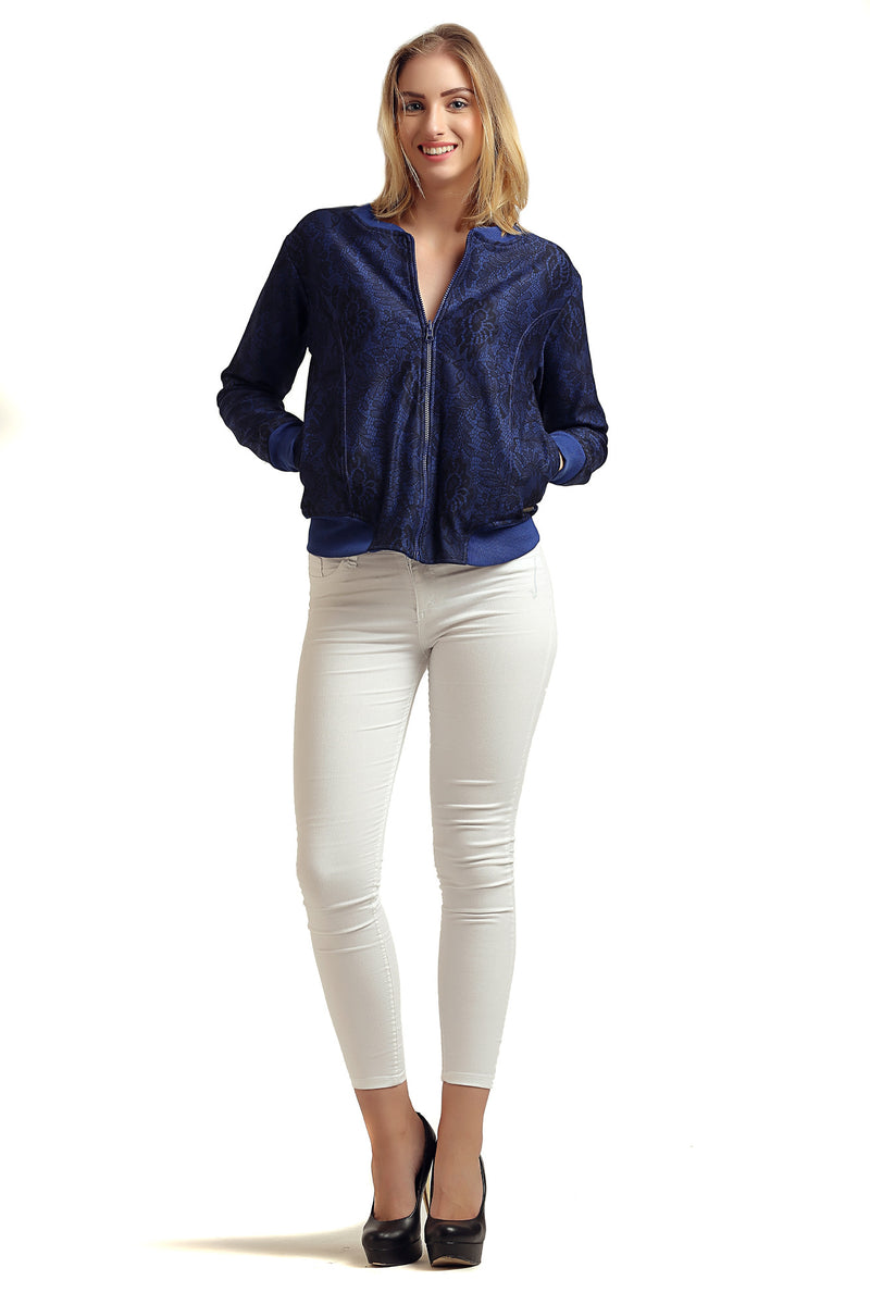 Reversible Front Zipper Full Sleeve Sweatshirt - MODA ELEMENTI