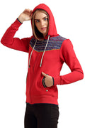 Front Zipper Hooded Sweatshirt - MODA ELEMENTI