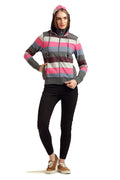 Full Sleeve Multicolor Zipper Hooded Sweatshirt - MODA ELEMENTI