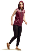 Fleece Sleeveless Sweatshirt - MODA ELEMENTI