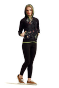 Full Sleeve Pattern Hooded Sweatshirt - MODA ELEMENTI