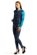 Printed Full Sleeve Zipper Sweatshirt - MODA ELEMENTI
