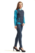 Printed Full Sleeve Zipper Sweatshirt - MODA ELEMENTI