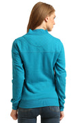 Printed Full Sleeve Zipper Sweatshirt - MODA ELEMENTI