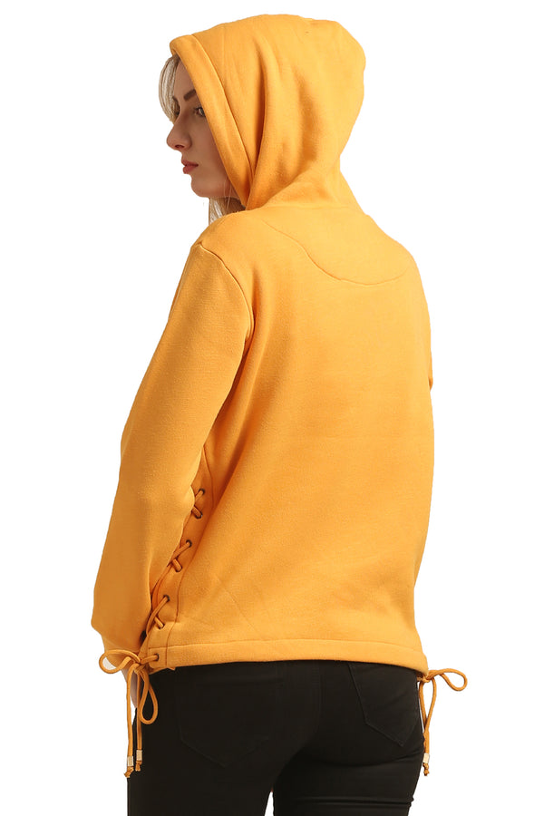 Girl Printed Full Sleeve Hooded Sweatshirt - MODA ELEMENTI