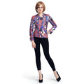Multi Color Biker Jacket - MODA ELEMENTI