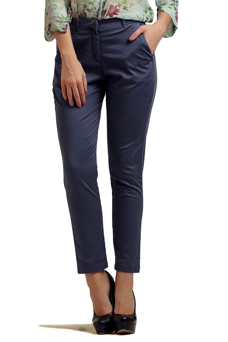Blue Indigo Trouser - MODA ELEMENTI