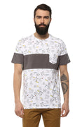 Axmann Round Neck Printed Half Sleeve T-Shirt - MODA ELEMENTI