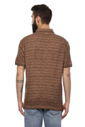Axmann Self Designed Polo Neck Half Sleeve Casual T-Shirt - MODA ELEMENTI