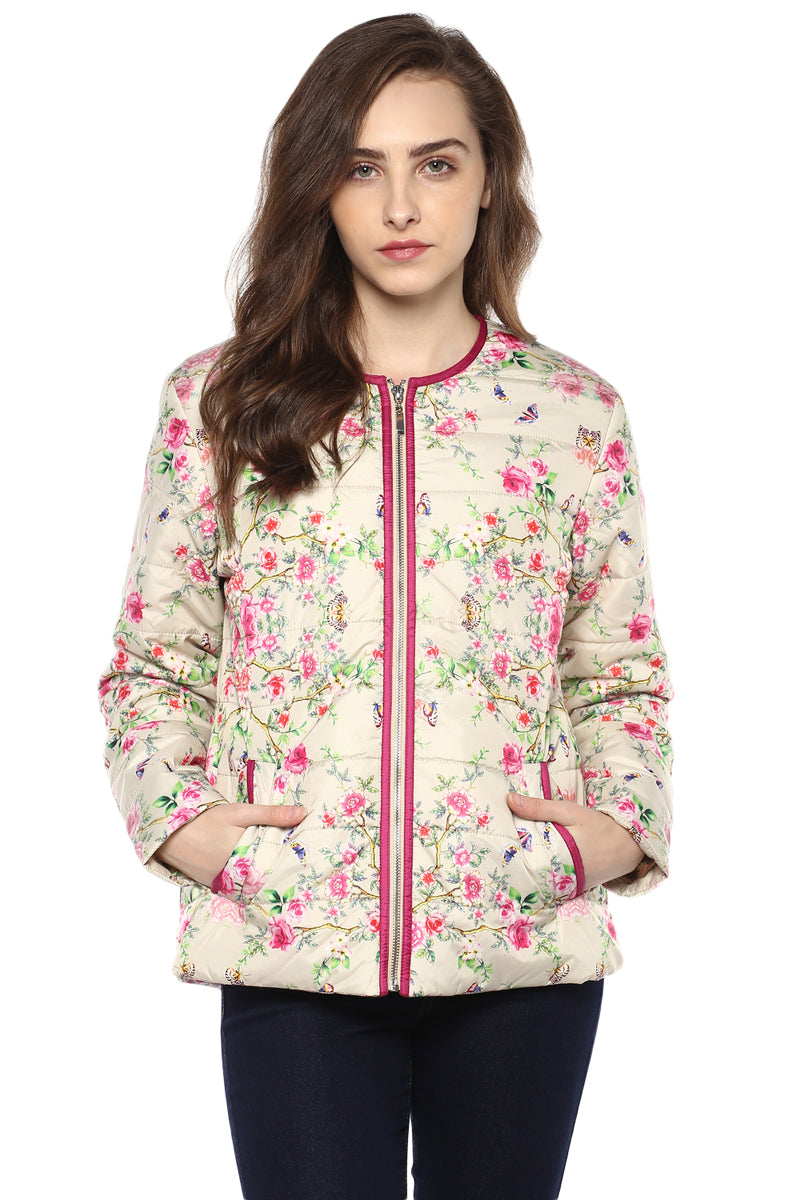 Floral Print Smart Jacket