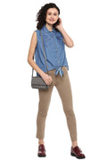 Love Summer Front Knot Shirt - MODA ELEMENTI