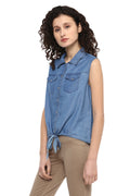 Love Summer Front Knot Shirt - MODA ELEMENTI