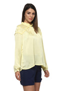 Shoulder Embroidered Casual Top - MODA ELEMENTI