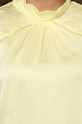 Shoulder Embroidered Casual Top - MODA ELEMENTI