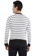 Axmann Striped Full Sleeve Round Neck Pullover - MODA ELEMENTI