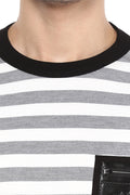 Axmann Striped Full Sleeve Round Neck Pullover - MODA ELEMENTI