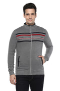Axmann Full Sleeve Zipper Casual Sweatshirt - MODA ELEMENTI