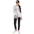 Loving Birds Embroidered Round Neck Jumper - MODA ELEMENTI